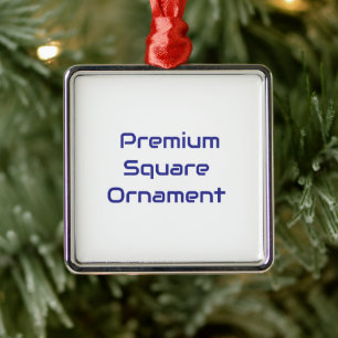 Create Your Own Premium Square Ornament