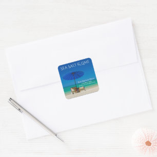 Create Your Own Product Labels Beach Theme