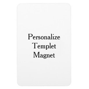 Create your own professional 4" x 6"  magnet