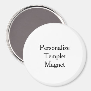 Create your own professional Circle 3 Inch Magnet