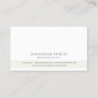 Create Your Own Professional Classic Clean Elegant