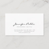 Create Your Own Professional Modern Elegant White