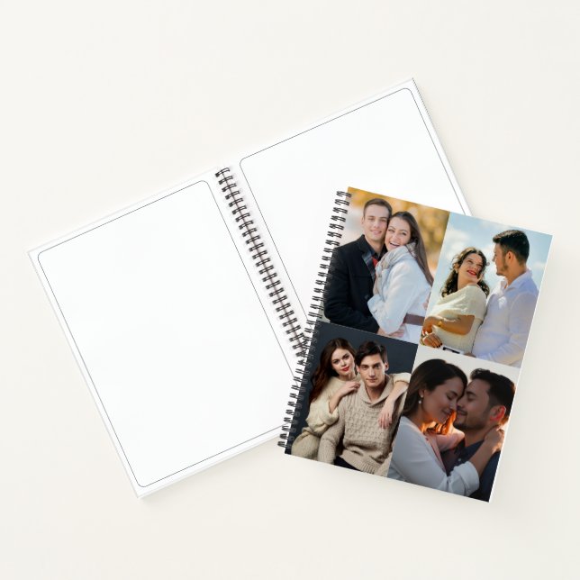 Create Your Own Professional Photo Collage Notebook (Inside)