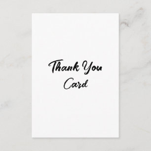 Create Your Own Promotion 3.5" x 5" Squared Thank You Card