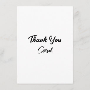 Create Your Own Promotion 4.5" x 6.25" Squared Thank You Card
