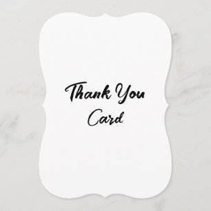 Create Your Own Promotion 5" x 7" Bracket Thank You Card