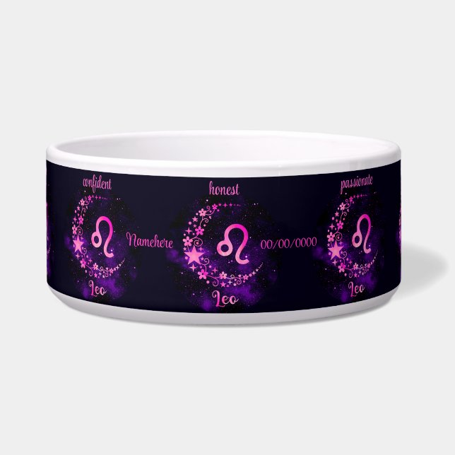 Create Your Own Purple Celestial Leo Zodiac (Front)