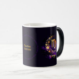 Create Your Own Purple Celestial Virgo Zodiac Magic Mug