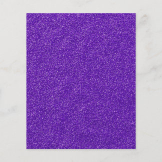Create Your Own Purple Glitter Flyer
