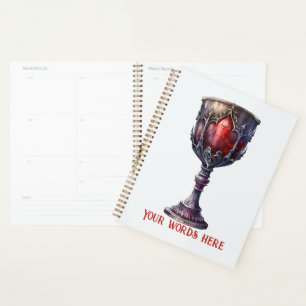 Create Your Own Purple & Red Chalice Planner