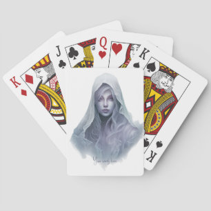 Create Your Own Purple Witch Playing Cards