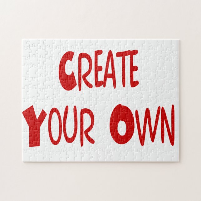 Create your own puzzle (Horizontal)