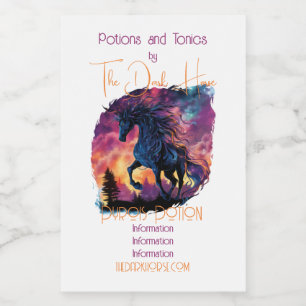 Create Your Own Pyrois Dark Horse Magic Food Label