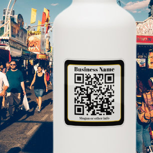 Create Your Own QR Code   Black Gold Transparent