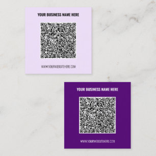 Create Your Own QR Code Business Cards Template