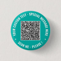 Create Your Own QR Code Buttons Personalized Text