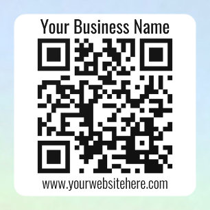 Create Your Own QR Code & Info White & Black