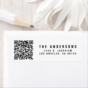 Create your own QR Code   Modern Return Address
