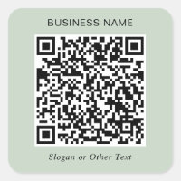 Create Your Own QR Code Promotional Sage
