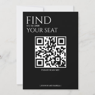 Create your own QR Code Seating Chart