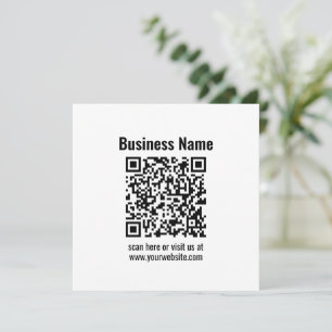Create Your Own QR Code Transperant Card