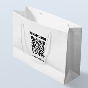 Create Your Own QR Code   Transperant Large Gift Bag
