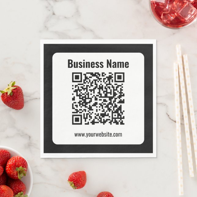 Create Your Own QR Code | Transperant Napkin (Insitu)