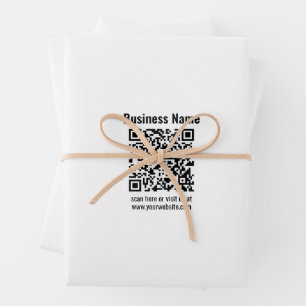 Create Your Own QR Code   Transperant Wrapping Paper Sheet