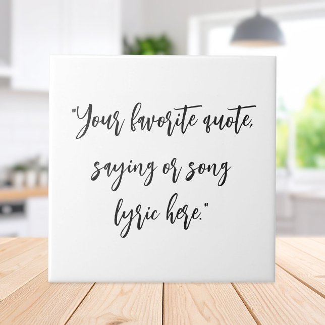 Create Your Own Quote Calligraphy Tile (Creator Uploaded)