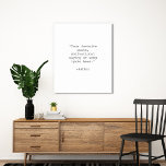 Create Your Own Quote Canvas Print<br><div class="desc">Create your own custom quote canvas wall art. Features minimalist typewriter typography.</div>