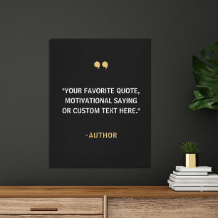Create Your Own Quote Canvas Print
