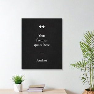 Create Your Own Quote Canvas Print