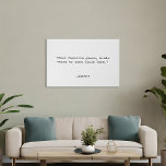 Create Your Own Quote Faux Canvas Print<br><div class="desc">Create your own custom quote canvas wall art. Features minimalist typewriter typography.</div>
