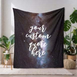Create Your Own Quote Fleece Blanket