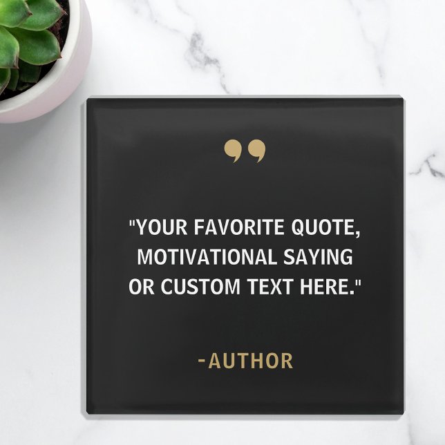 Create Your Own Quote Glass Coaster (Creator Uploaded)