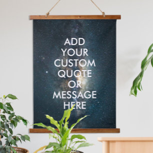 Create Your Own Quote Hanging Tapestry