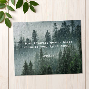 Create Your Own Quote Jigsaw Puzzle