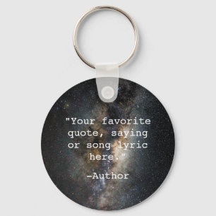Create Your Own Quote Key Ring
