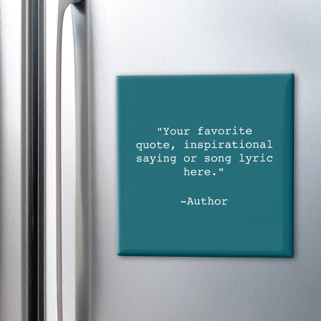 Create Your Own Quote Magnet (Creator Uploaded)