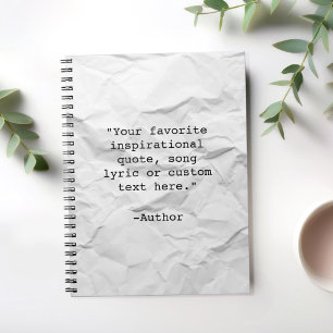 Create Your Own Quote Notebook
