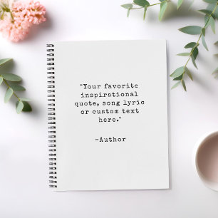 Create Your Own Quote Notebook
