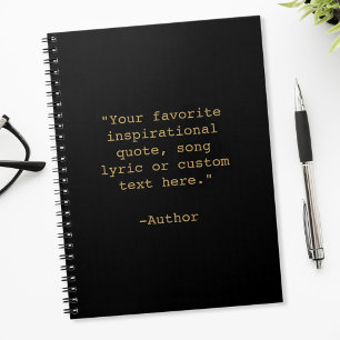 Create Your Own Quote Notebook