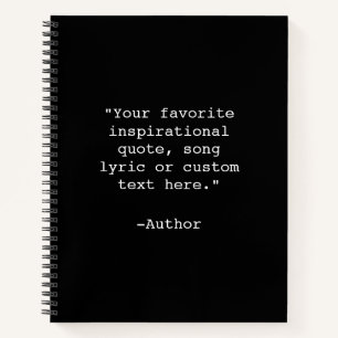 Create Your Own Quote Notebook