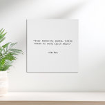 Create Your Own Quote Peel And Stick Photo Tile<br><div class="desc">Create your own quote peel and stick wall art tile</div>