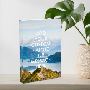 Create Your Own Quote Photo Block