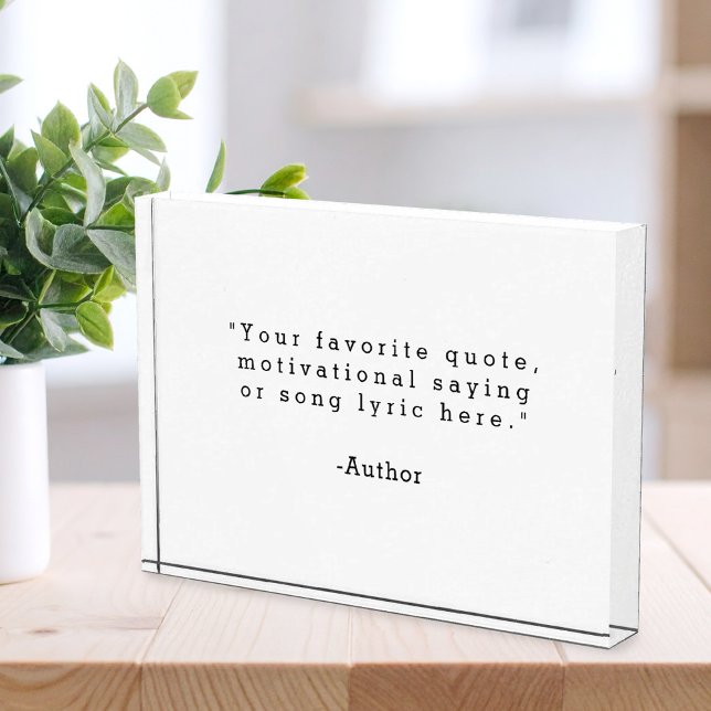 Create Your Own Quote Photo Block (Creator Uploaded)