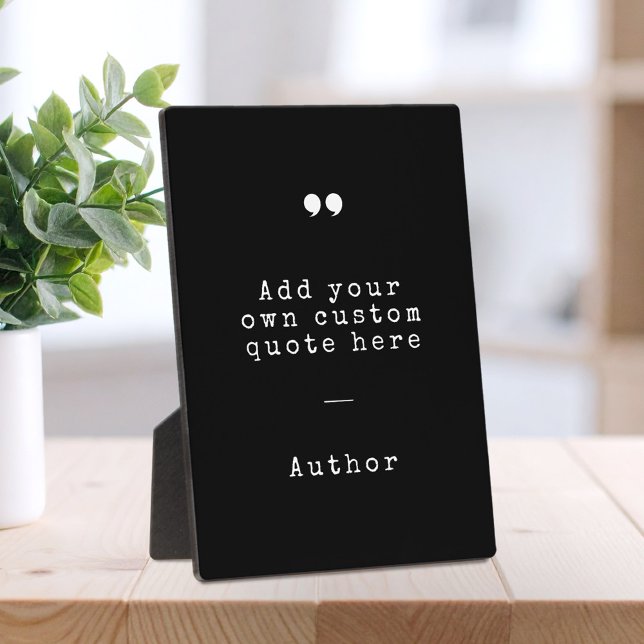 Create Your Own Quote Plaque (Creator Uploaded)