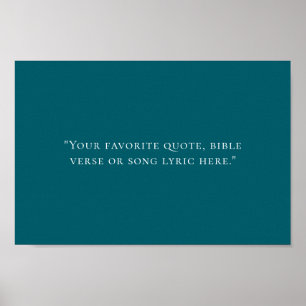Create Your Own Quote Poster