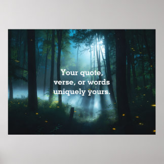 Create Your Own Quote  Poster