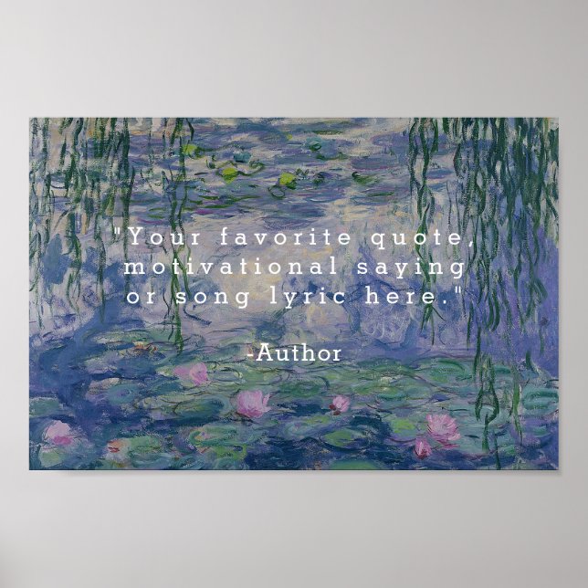 Create Your Own Quote Poster (Front)